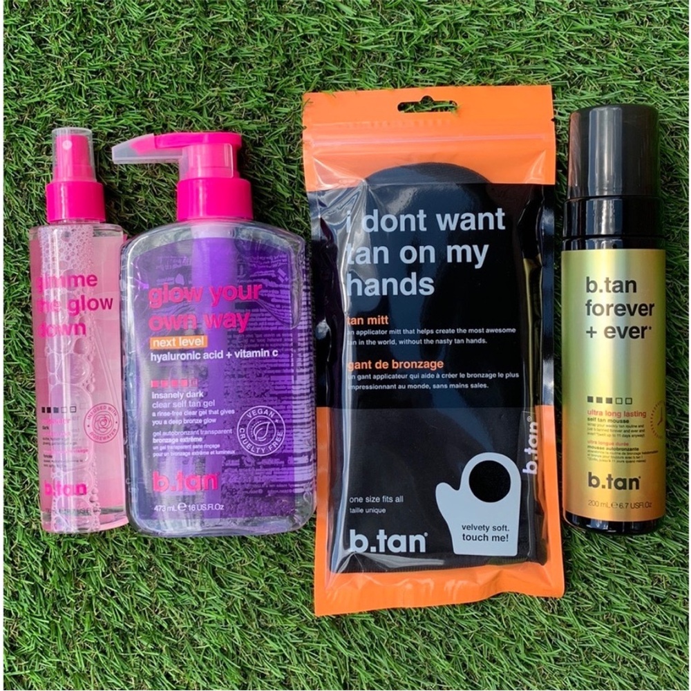 b.tan Skincare and Tanning Set - 4 Item Bundle *FIRM*
